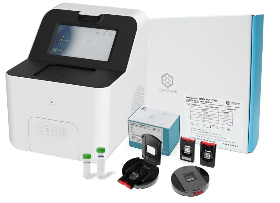 본문 이미지 - 바이오 반도체 기반 구제역 분자 진단키트&#40;농림축산검역본부 제공&#41; 2025.11.04 /뉴스1