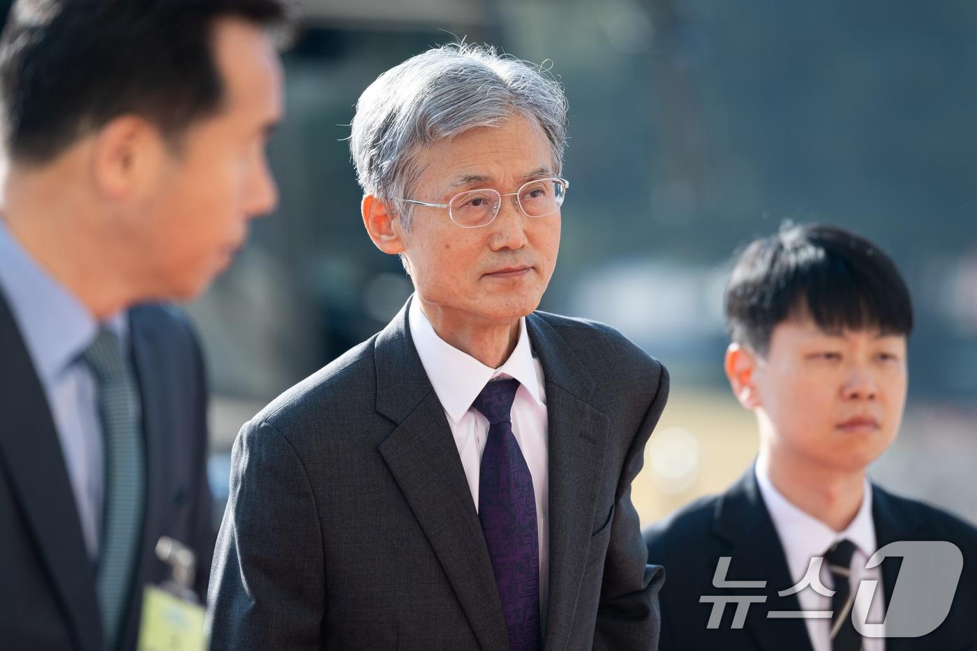 조희대 대법원장이 4일 서울 여의도 국회에서 내년도 정부 예산안에 대한 시정연설을 하기 위해 도착하고 있다. 2025.11.4/뉴스1 ⓒ News1 유승관 기자