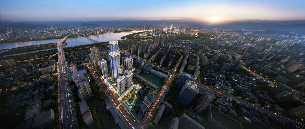 본문 이미지 - 대우건설 파로써밋49 조감도.(대우건설 제공)뉴스1ⓒ news1