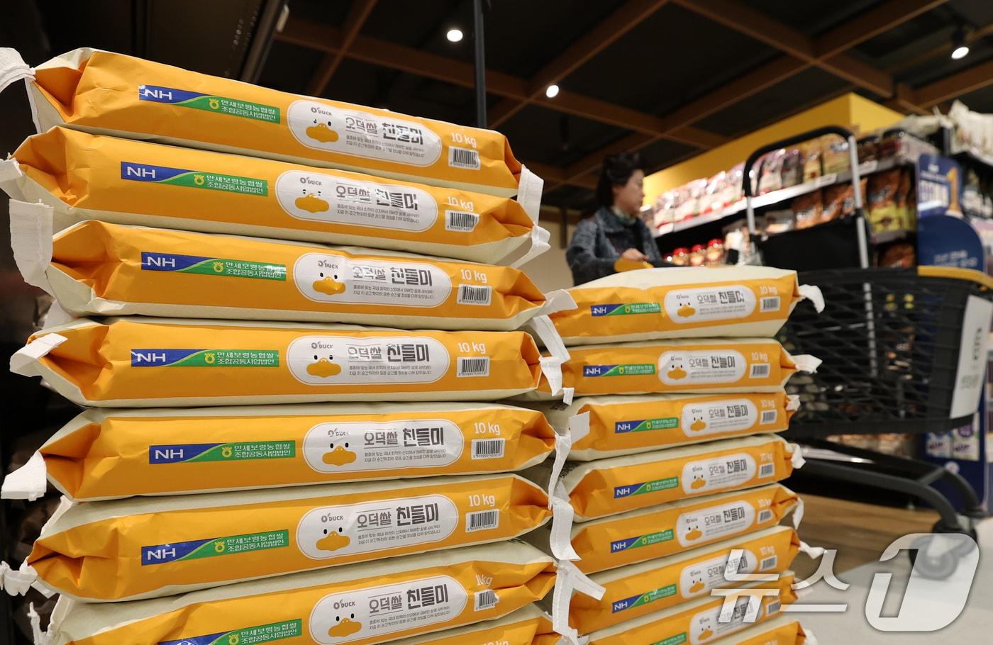 본문 이미지 - 서울의 한 대형마트에서 장을 보는 고객들. 2025.11.4/뉴스1 ⓒ News1 오대일 기자