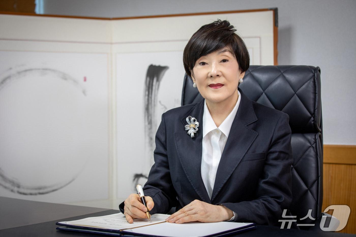 학교법인 동의학원 제6대 이인옥 이사장. (동의대 제공. 재판매 및 DB 금지)