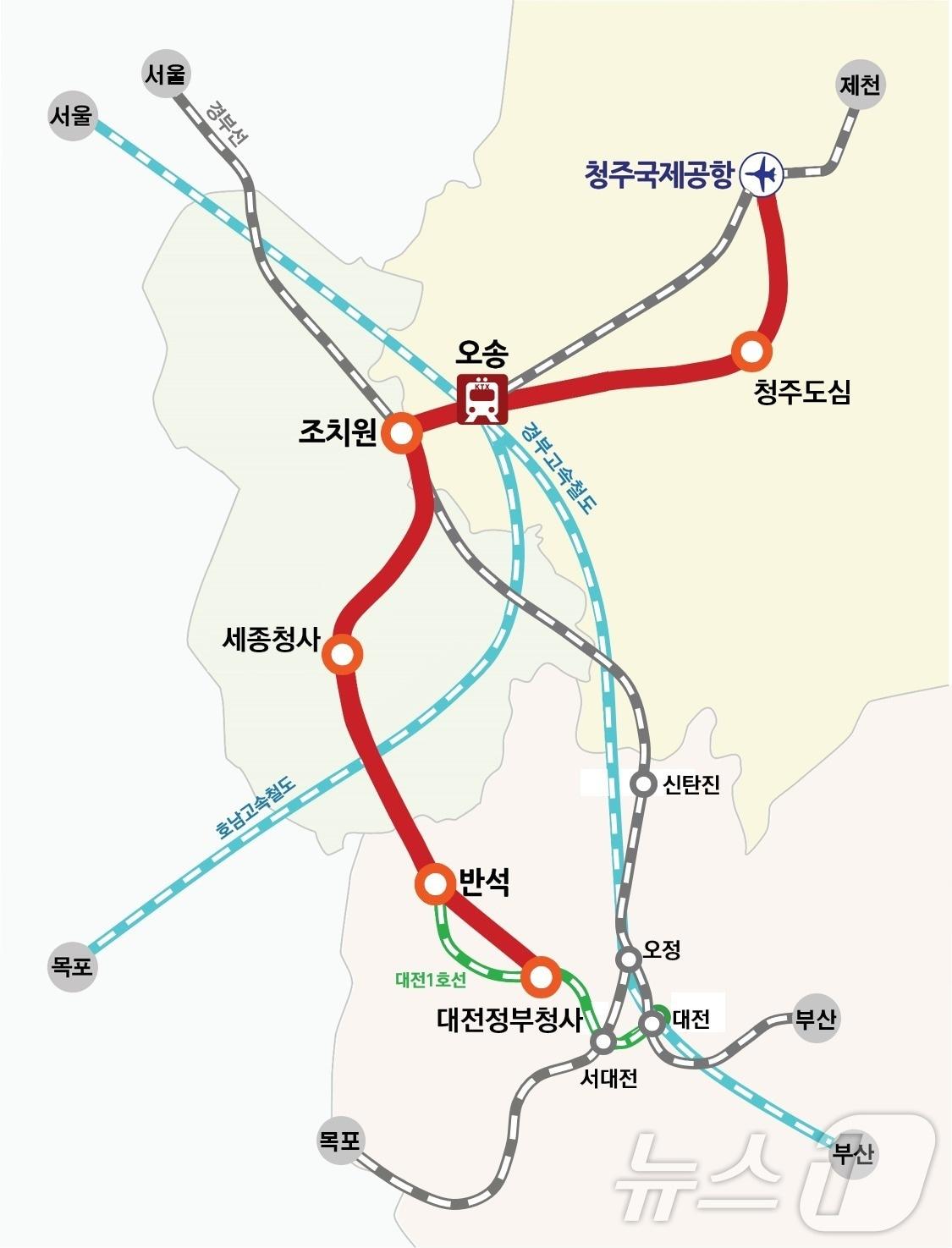 본문 이미지 - CTX 노선도