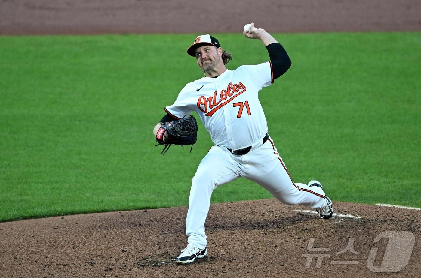 볼티모어 오리올스 투수 디트릭 엔스. ⓒ AFP=뉴스1