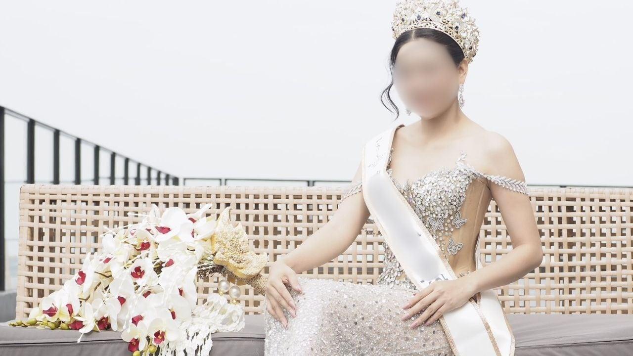 본문 이미지 -  B 씨로 추정되는 미인대회 수상자. &#40;페이스북 갈무리&#41;