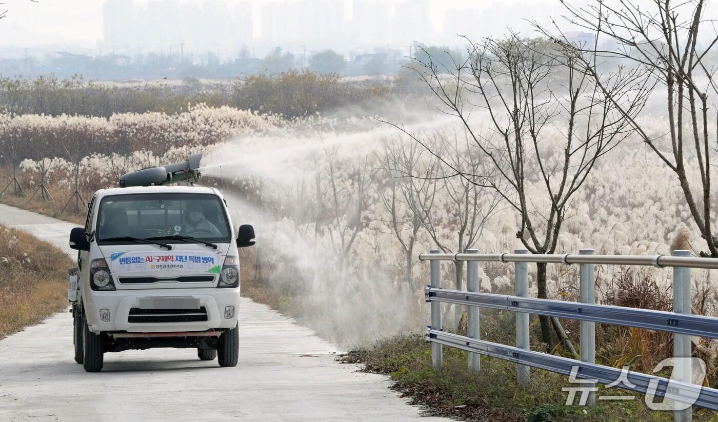 전북도가 고병원성 조류인플루엔자 확산 방지에 총력을 기울인다./뉴스1 