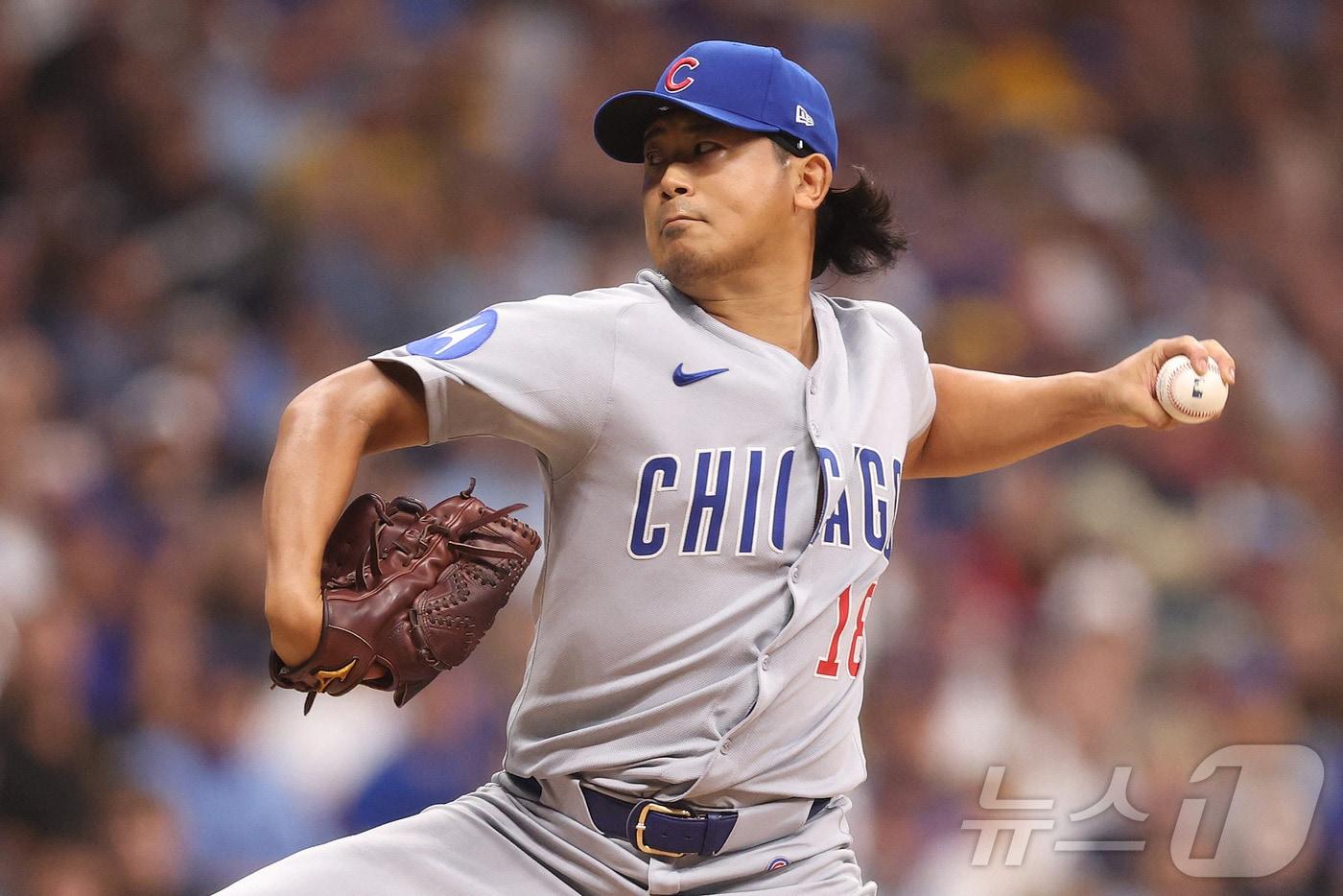 MLB 컵스 일본인 투수 이마나가 쇼타가 FA 시장에 나간다. ⓒ AFP=뉴스1