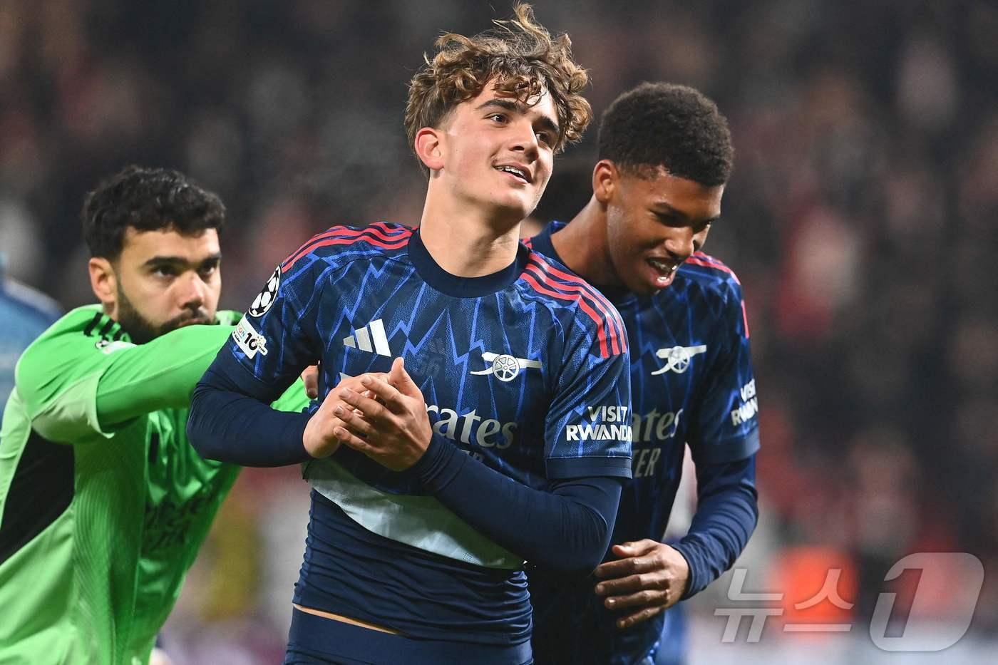 UEFA 챔피언스리그 최연소 출전 기록을 세운 맥스 다우먼. ⓒ AFP=뉴스1