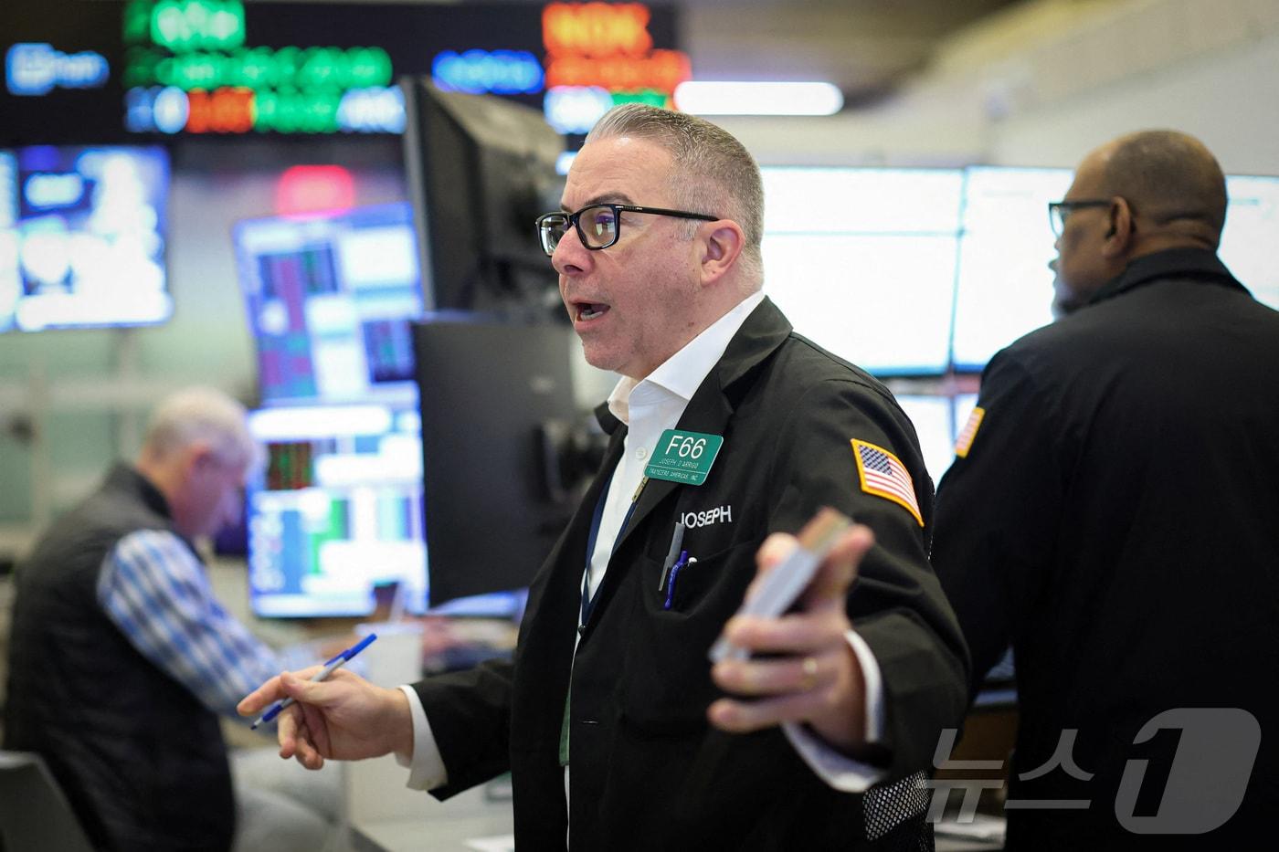 미증시 트레이더들. ⓒ 로이터=뉴스1