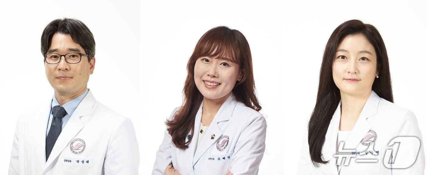 &#40;왼쪽부터&#41;박성택 교수·조혜연 한림대동탄성심병원 교수·정수영 교수&#40;한림대강남성심병원 제공&#41; 2025.11.5/뉴스1