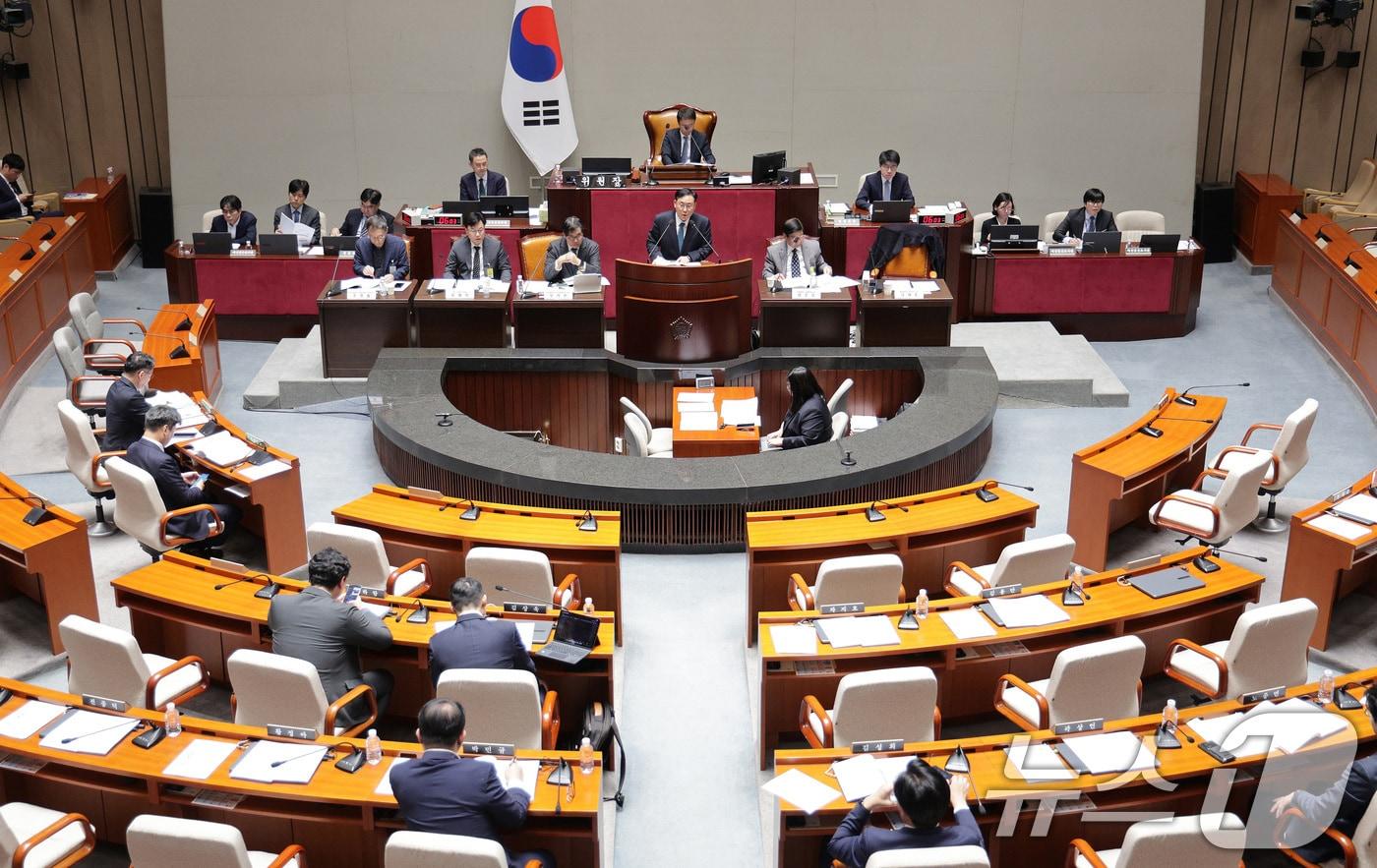 김대종 세종대 경영학부 교수가 5일 서울 여의도 국회 예산결산특별위원회에서 열린 2026년도 예산안 및 기금운용계획안에 대한 공청회에서 발언하고 있다. 2025.11.5/뉴스1 ⓒ News1 신웅수 기자