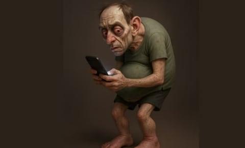 본문 이미지 - AI가 예측한 25년 후 인간의 모습. 프랑스 앱 WeWard가 WHO·CDC 데이터 기반으로 AI 모델 제작