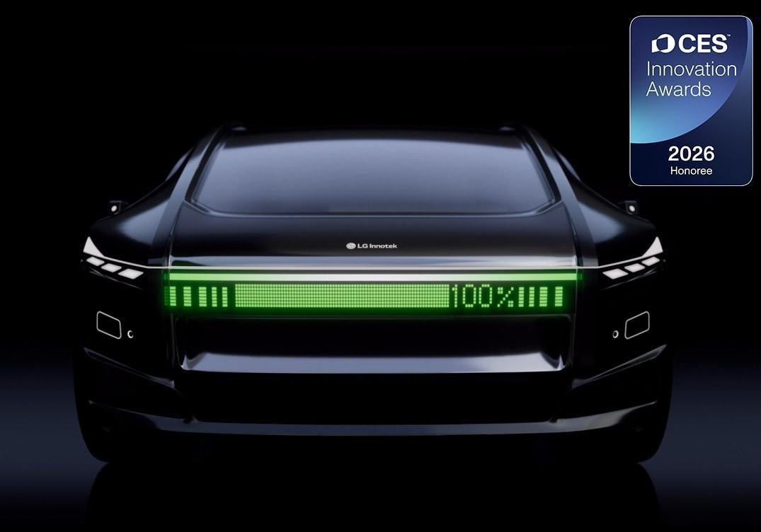 본문 이미지 - LG이노텍의 '초슬림 픽셀 라이팅 모듈'이 적용된 자율주행 컨셉카 이미지(LG이노텍 제공). ⓒ 뉴스1