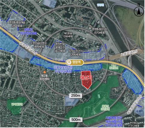 본문 이미지 - 염창역 일대 역세권활성화사업 위치도 (서울시 제공)  뉴스1 ⓒ News1