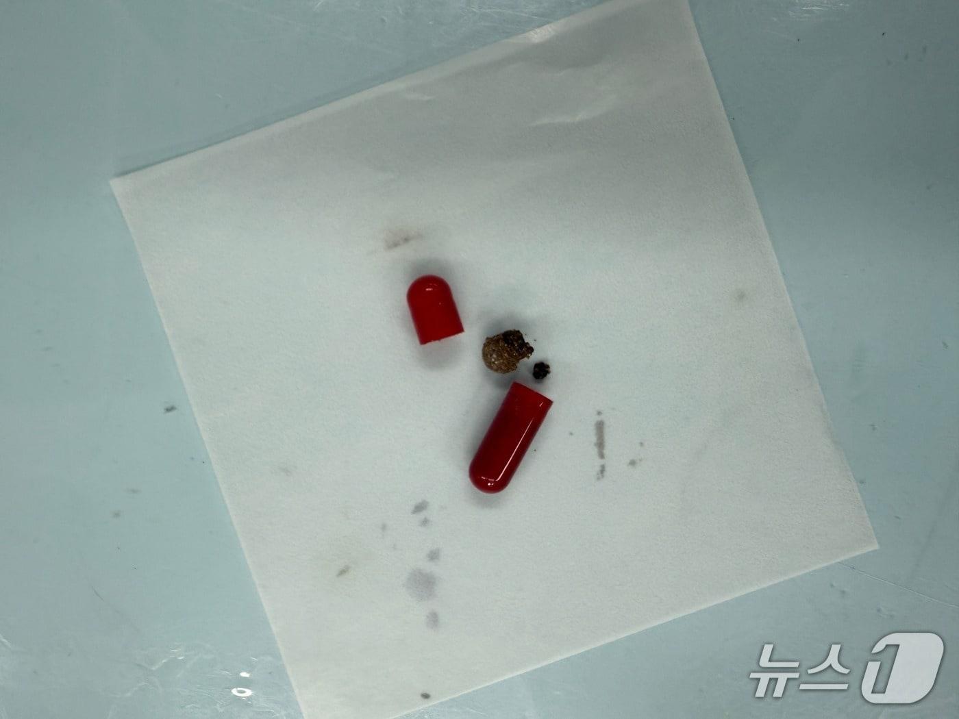 본문 이미지 - 미국발 특송화물에서 발견된 마약류.(인천공항본부세관 제공. 재배포 및 DB금지)2025.11.6/뉴스1