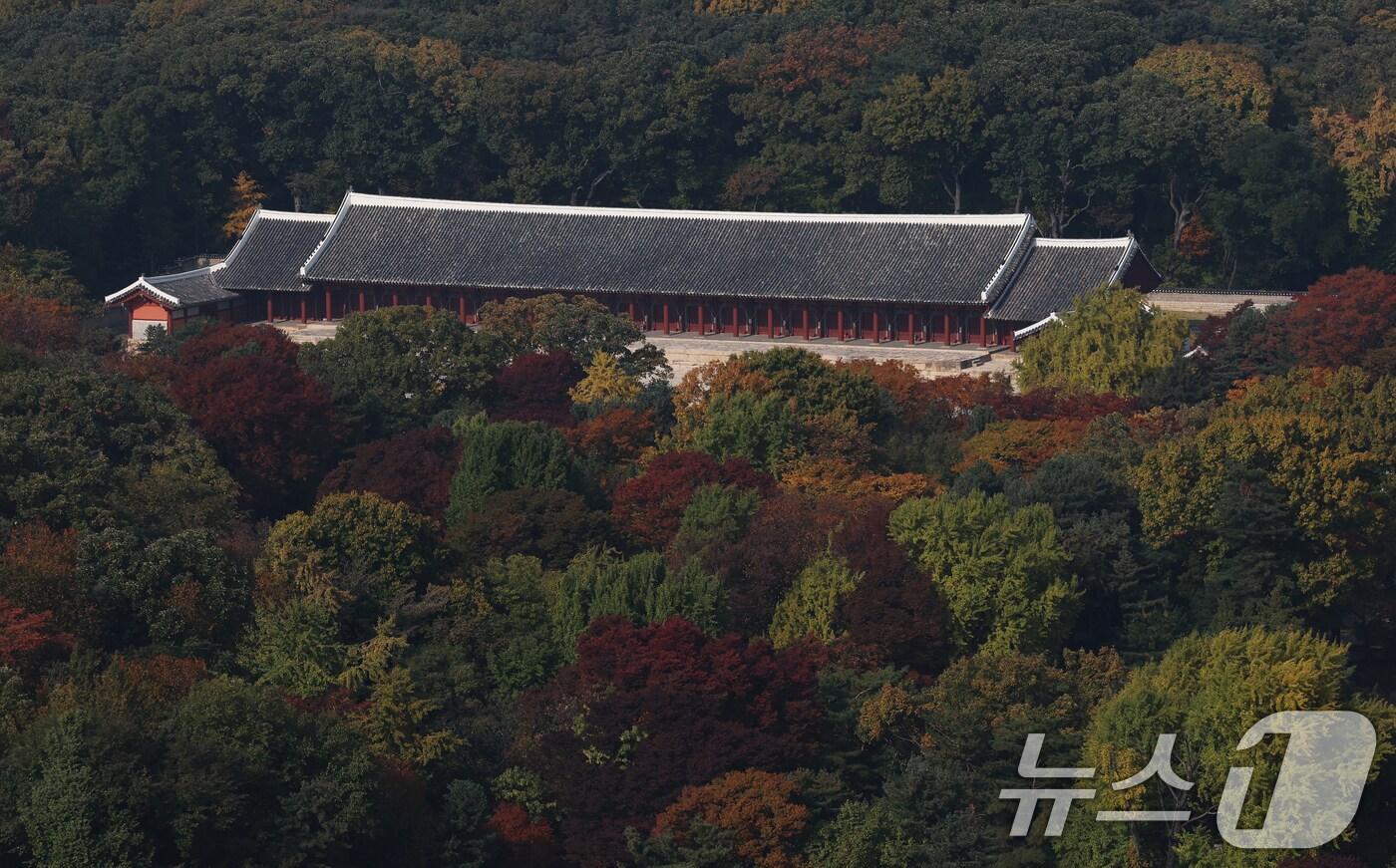   서울 종로구 종묘 정전 모습. /뉴스1 ⓒ News1 오대일 기자