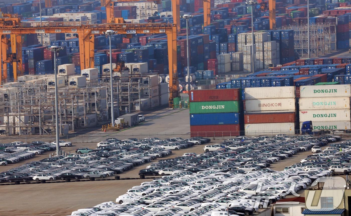 지난 6일 평택항 모습. 2025.11.6/뉴스1 ⓒ News1 김명섭 기자