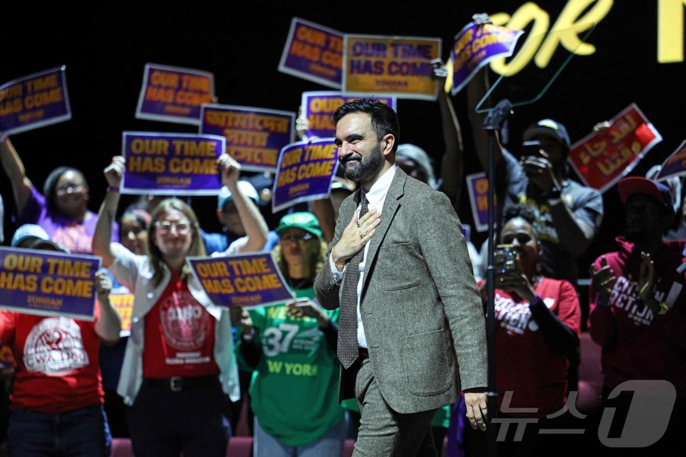조란 맘다니 뉴욕시장 당선인. 2025.10.13 ⓒ AFP=뉴스1 ⓒ News1 이지예 객원기자