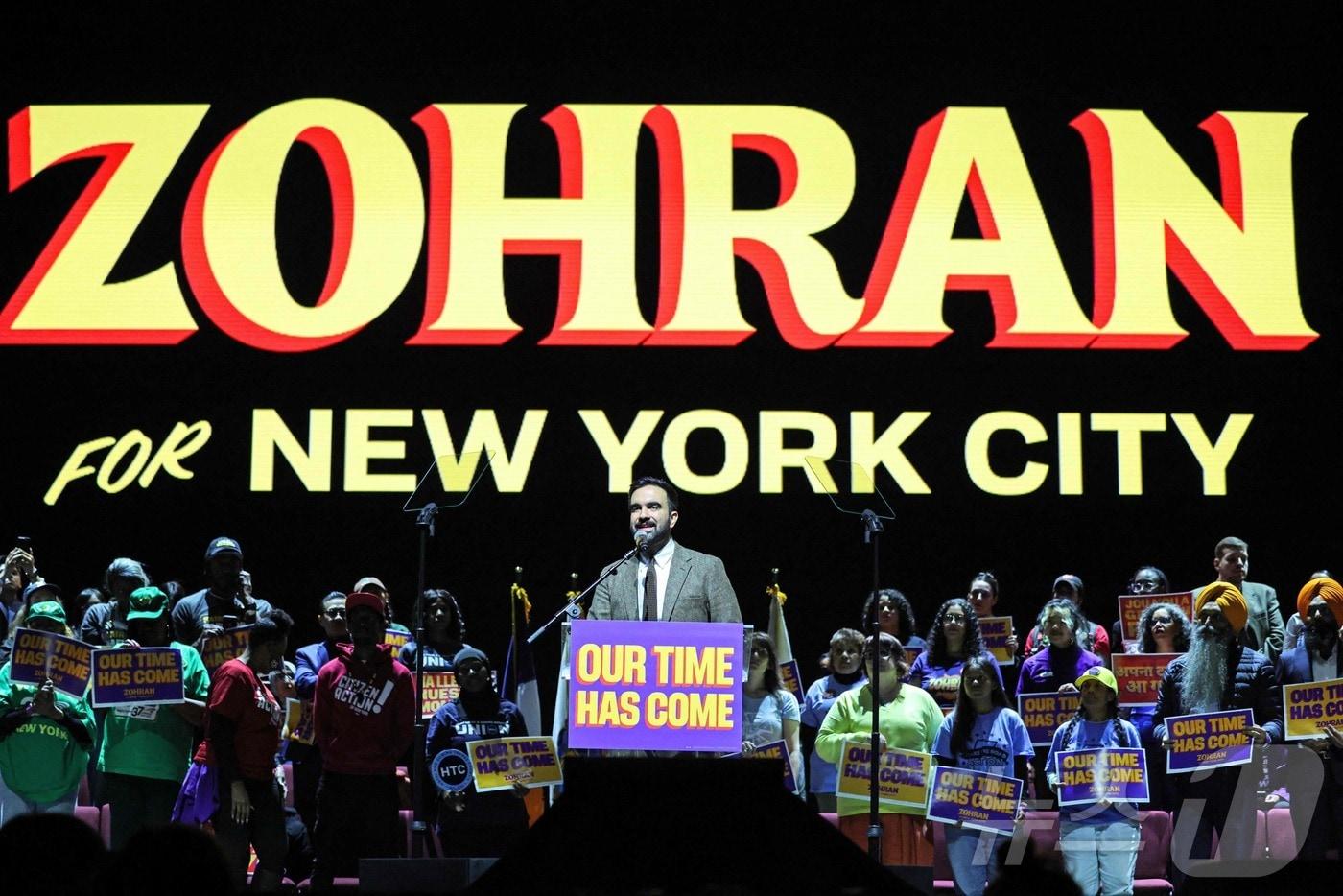 맘다니. 2025.10.13 ⓒ AFP=뉴스1 ⓒ News1 이지예 객원기자