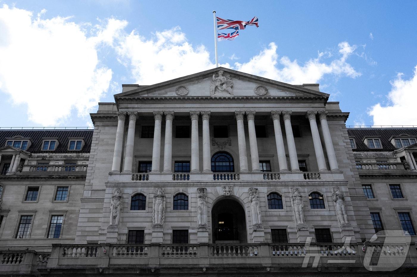 영국의 중앙은행인 영란은행&#40;BOE&#41; 건물 전경 ⓒ 로이터=뉴스1 ⓒ News1 이정환 기자
