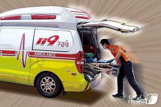 본문 이미지 - 119구급차 응급 긴급출동 ⓒ News1