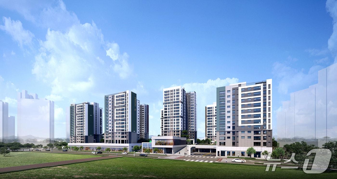 파주 운정신도시 푸르지오 더 스마트 조감도. &#40;대우건설 제공, 재판매 및 DB금지&#41;