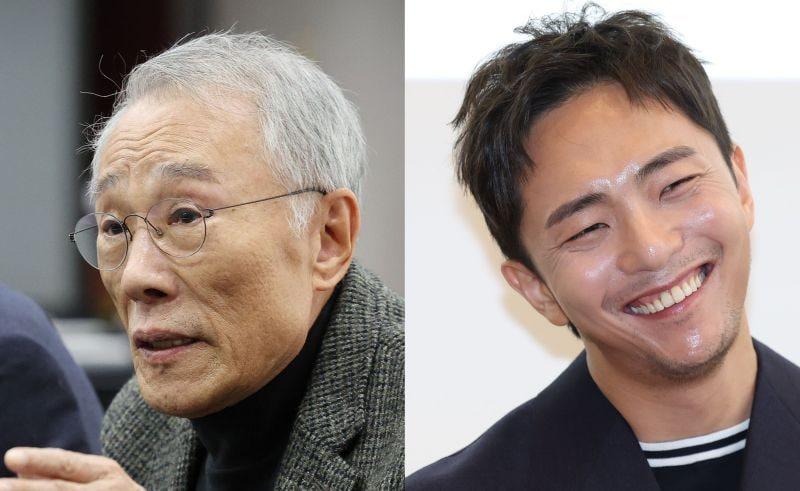 본문 이미지 - 황석영 소설가&#40;왼쪽&#41; 박천휴 작가