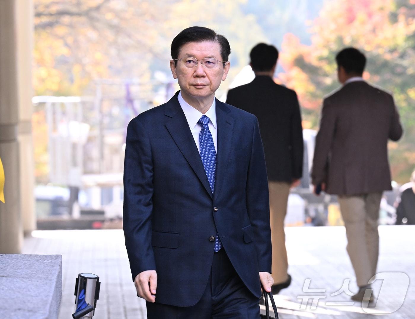 본문 이미지 - 박종준 전 대통령경호처장. (공동취재) 2025.11.7 ⓒ 뉴스1 김민지 기자