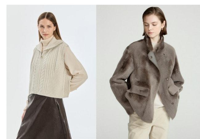 본문 이미지 - 목선을 감싸는 '하이 칼라'가 올 겨울 패션 키워드로 꼽힌다.(닥스제공)