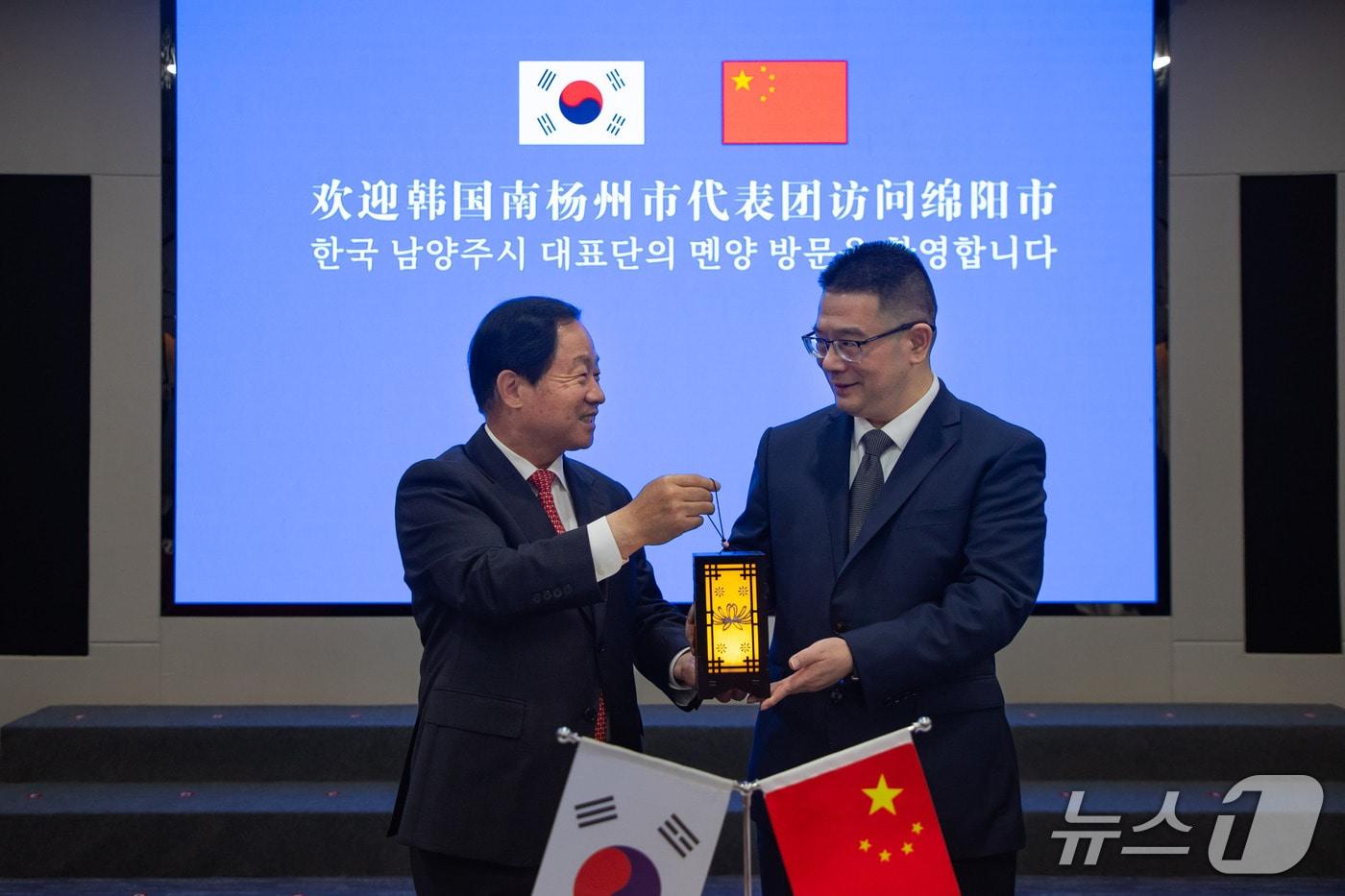 남양주시와 중국 몐양시 &#39;문화교류협력&#39; 양해각서 체결 &#40;사진=남양주시&#41;