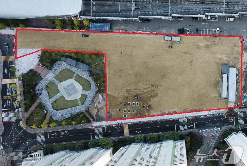 본문 이미지 - 부산 동래구에 설치된 ‘수민지구 우수저류시설' 모습 (부산 동래구 제공. 재판매 및 DB금지)