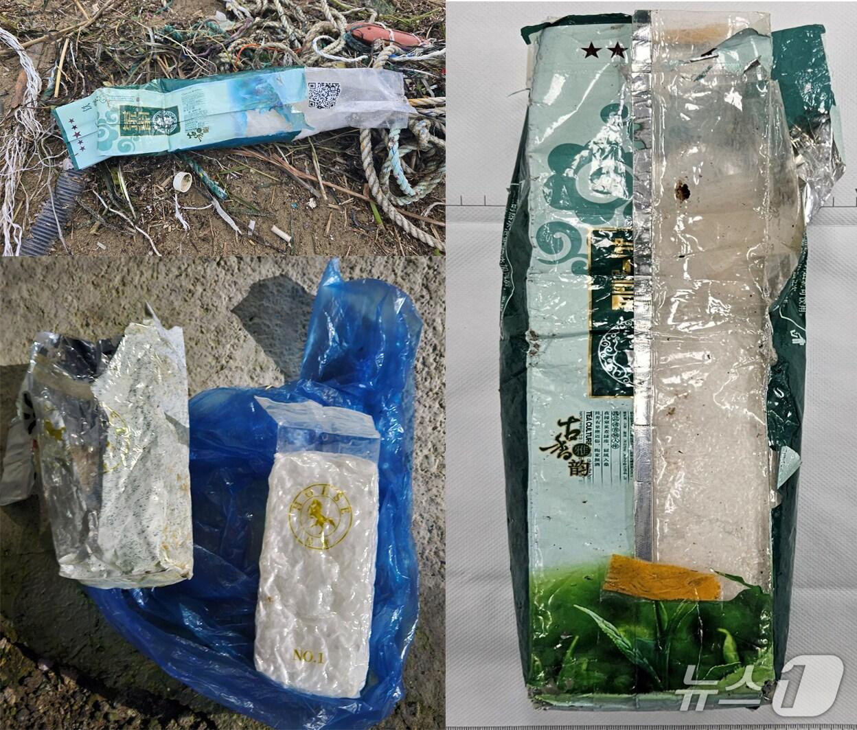 본문 이미지 - 경북 포항시 해안에서 잇따라 마약이 발견돼 해경이 연안 경비를 강화하고 있다. 사진은 지난달 15일, 26일에 이어 발견된 마약. &#40;포항해양경찰서제공, 재판매 및 DB금지&#41; 2025.11.8/뉴스1 