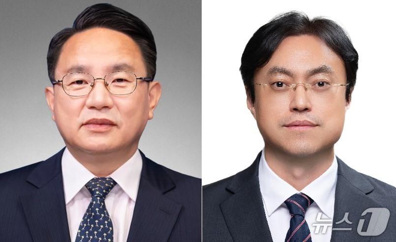 본문 이미지 - 이홍연 신임 교정본부장&#40;왼쪽&#41;과 차용호 신임 출입국·외국인정책본부장.&#40;법무부 제공&#41;