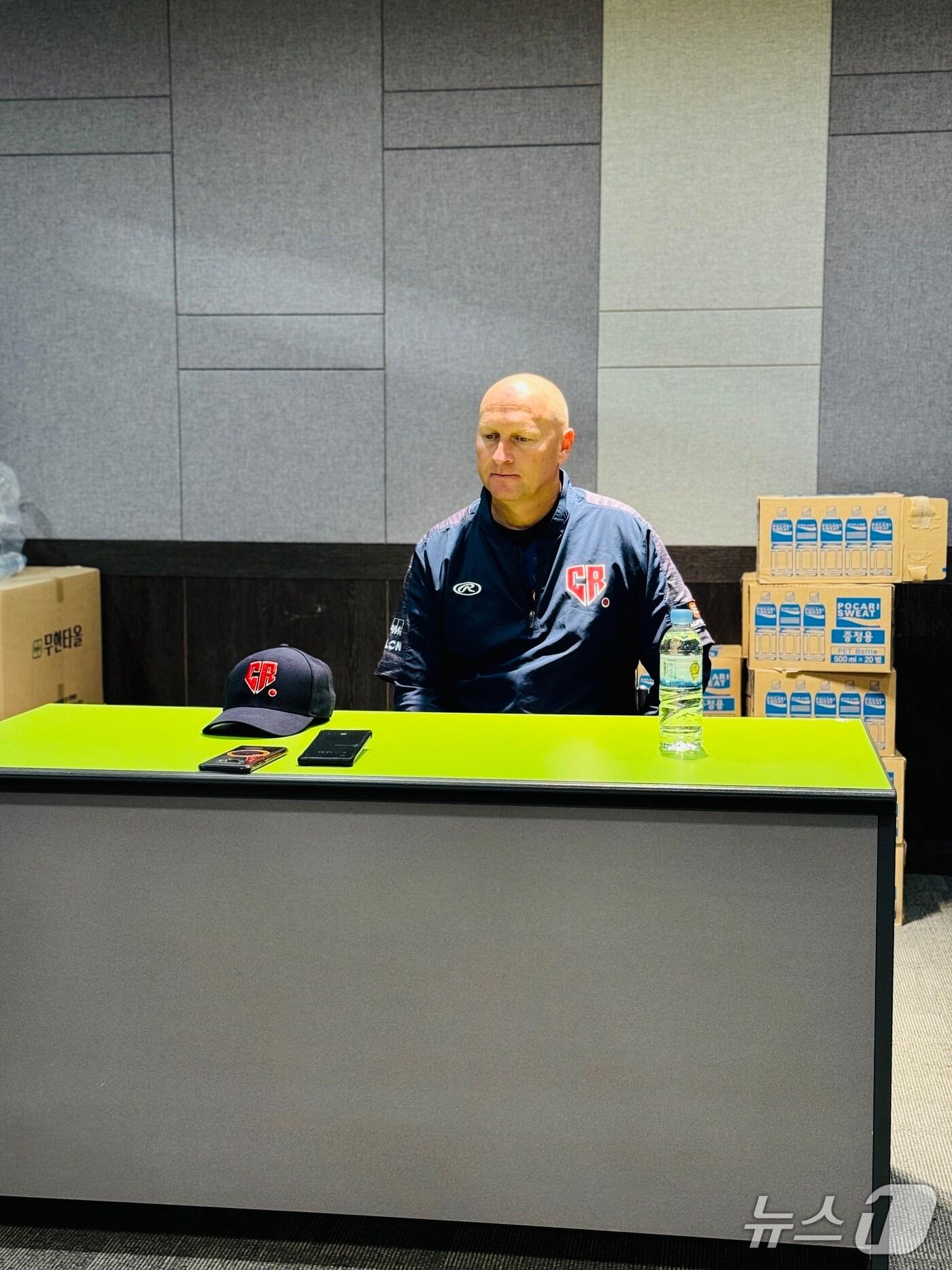 본문 이미지 - 파벨 하딤 체코 야구대표팀 감독.2025.11.8/뉴스1 ⓒ News1 서장원 기자