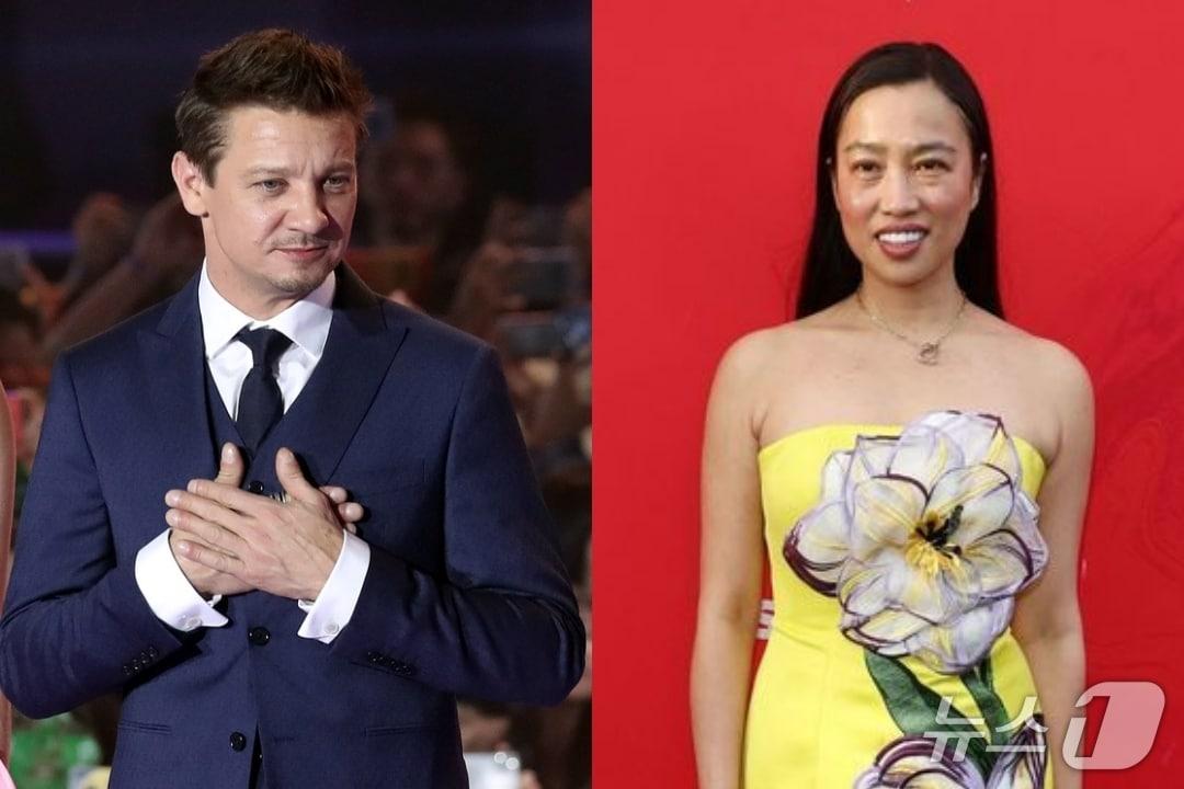 본문 이미지 - 제레미 레너&#40;왼쪽&#41;, 이 저우 감독 / 뉴스1 DB, AFP=뉴스1