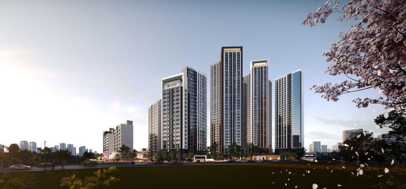  광명13-1·2구역 통합재개발사업 투시도(SK에코플랜트 제공) 뉴스1 ⓒ News1 