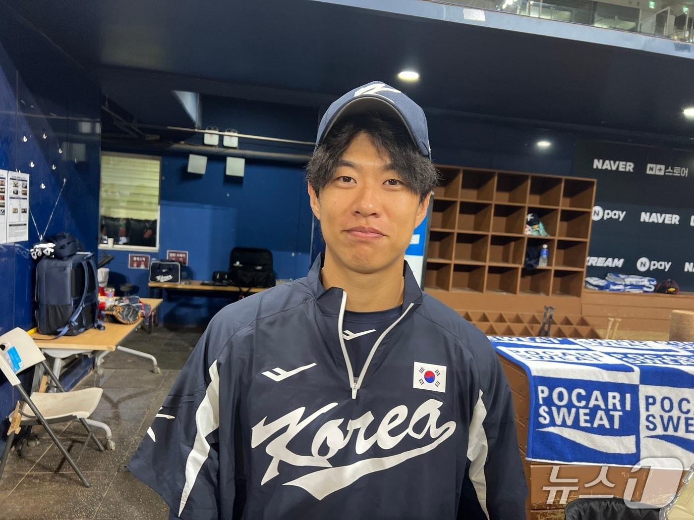 본문 이미지 - 야구 국가대표팀 내야수 송성문. 2025.11.9/뉴스1 ⓒ News1 이상철 기자