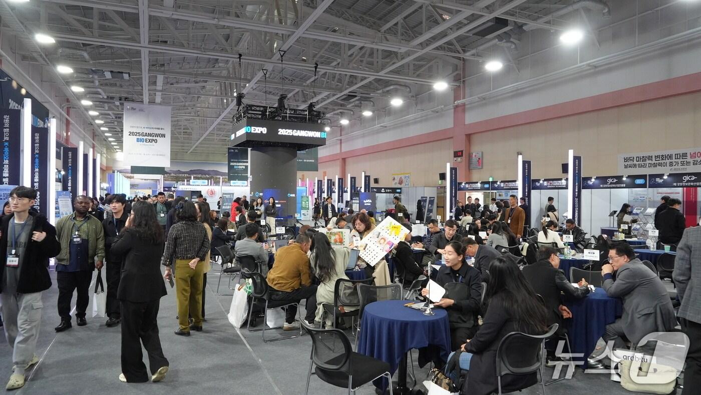 ‘2025 강원 바이오엑스포’가 지난 7일부터 9일까지 춘천 봄내체육관 일원에서 열렸다.(춘천시 제공, 재판매 및 DB금지)