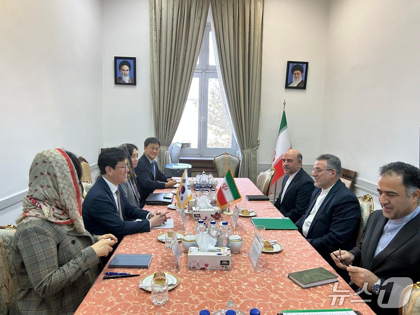 본문 이미지 - 제8차 한-이란 국장급 정책협의회.&#40;외교부 제공&#41;