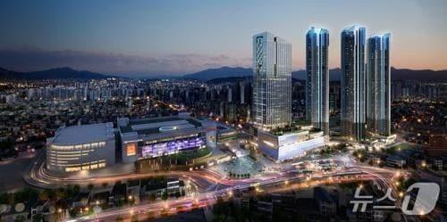 본문 이미지 -  동대문 청량리역 롯데캐슬 SKY-L65 조감도 (롯데건설 제공) 