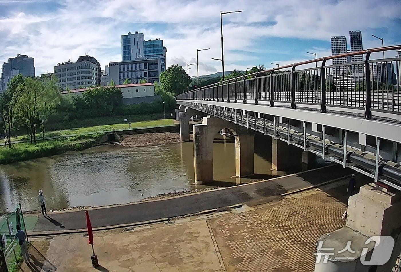 경기 성남시가 지난 2023년 정자교 보도부 붕괴사고 이후 긴급 정밀안전진단 결과에 따라 추진해 온 탄천 교량 18개소 복구공사를 모두 완료했다. 사진은 보도교 신설 및 차도부 재포장을 완료한 서현교 현장 모습.&#40;성남시 제공. 재판매 및 DB금지&#41;/뉴스1