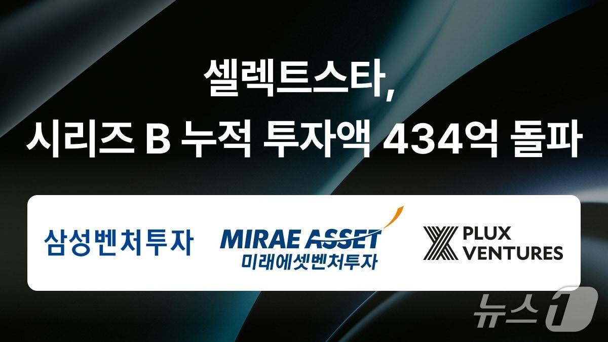 본문 이미지 - 셀렉트스타, 시리즈B 추가 투자 유치로 누적 투자 434억 원 돌파&#40;셀렉트스타 제공&#41;