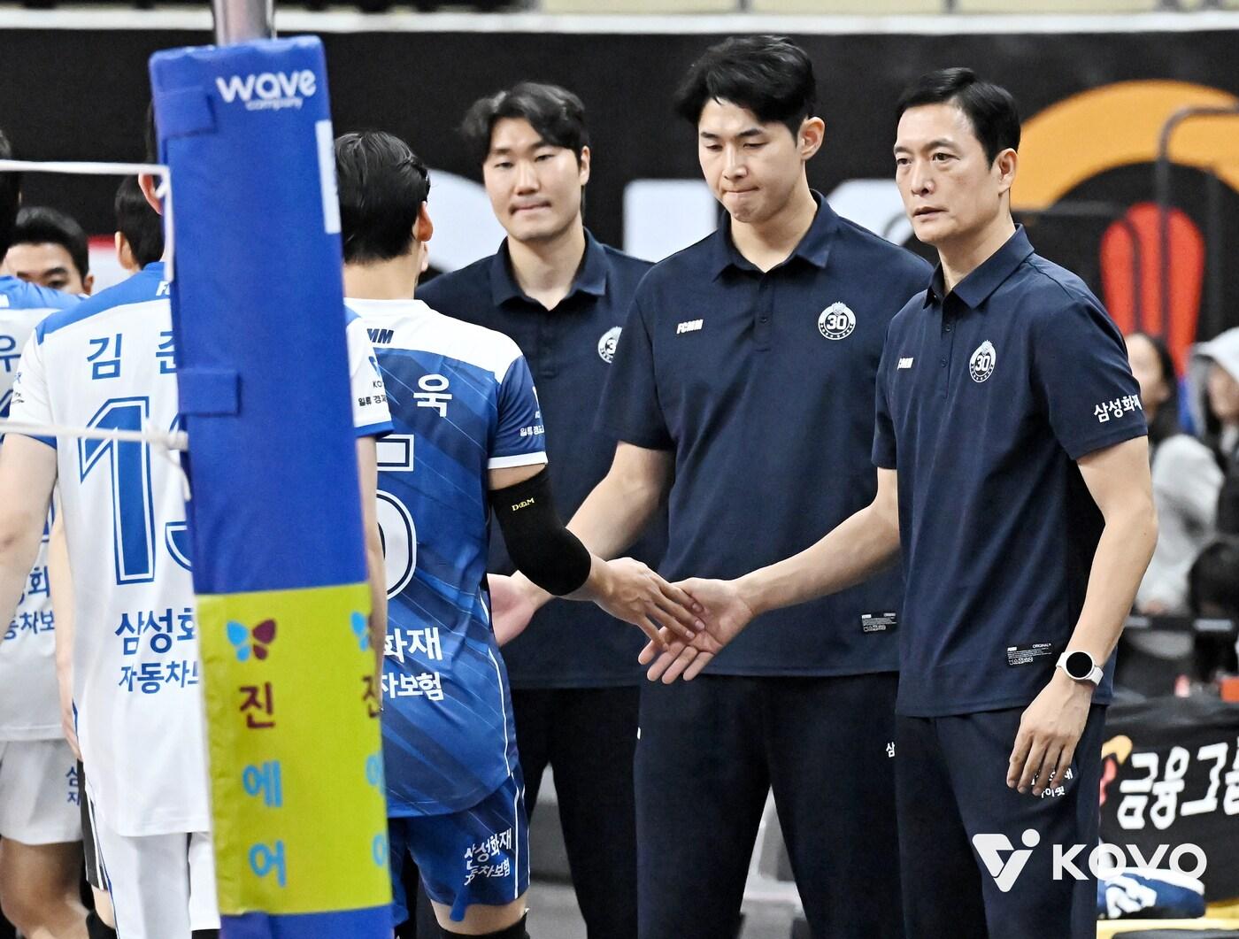 본문 이미지 - 남자부 최하위에 머문 삼성화재. (KOVO 제공)