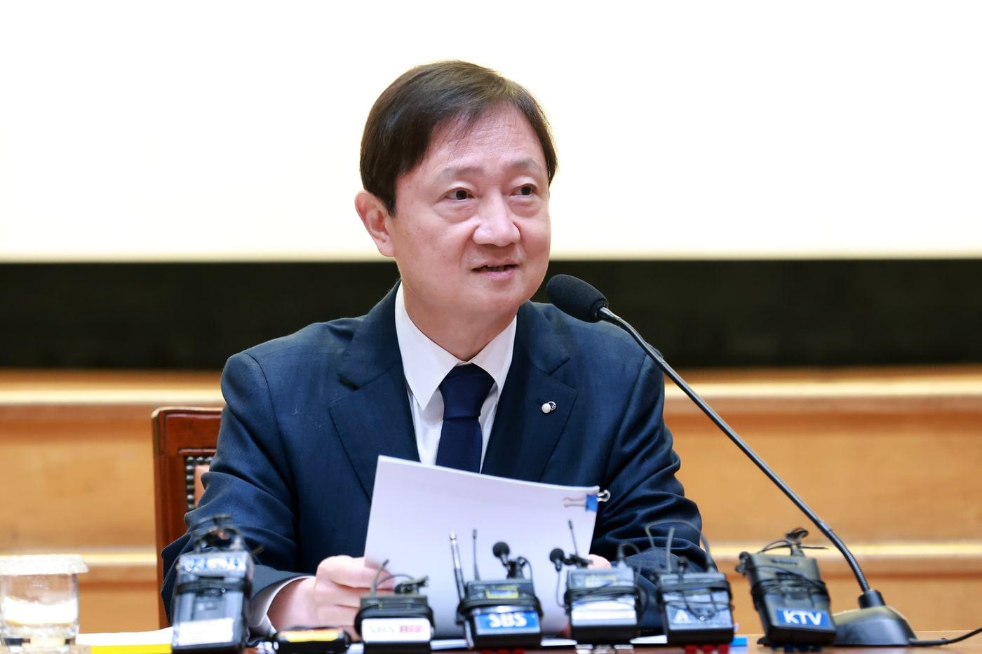 이찬진 금융감독원장이 1일 서울 여의도 금감원 본원에서 열린 기자간담회에서 모두발언을 하고 있다. (금감원 제공)