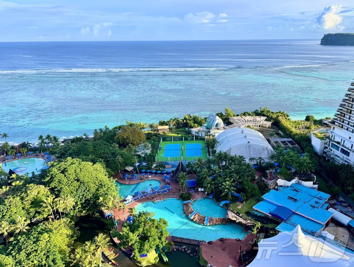 본문 이미지 - PIC 괌 리조트 전경 ⓒ News1 이민주 기자