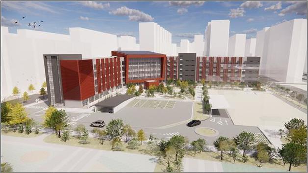 본문 이미지 - 청주 옛 상당초등학교 건물을 활용해 조성하는 미래융합체험교육원 조감도.&#40;충북교육청 제공. 재판매 및 DB금지&#41;/뉴스1