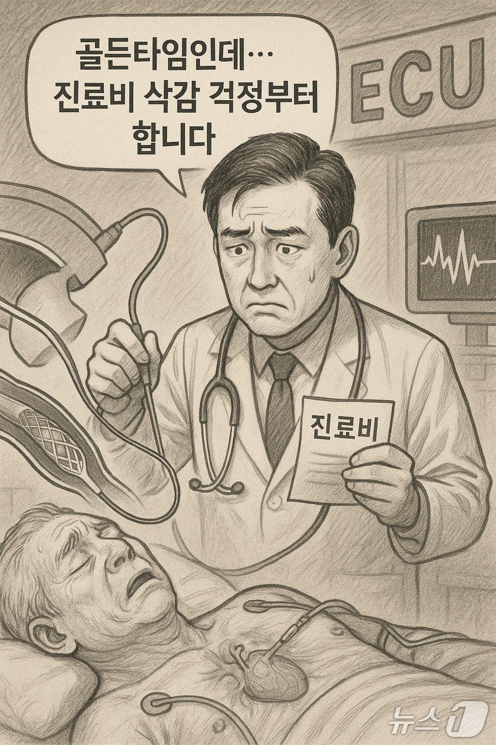 본문 이미지 - '골든타임인데…진료비 삭감 걱정부터 합니다'(대한종합병원협회 제공. 재판매 및 DB금지)