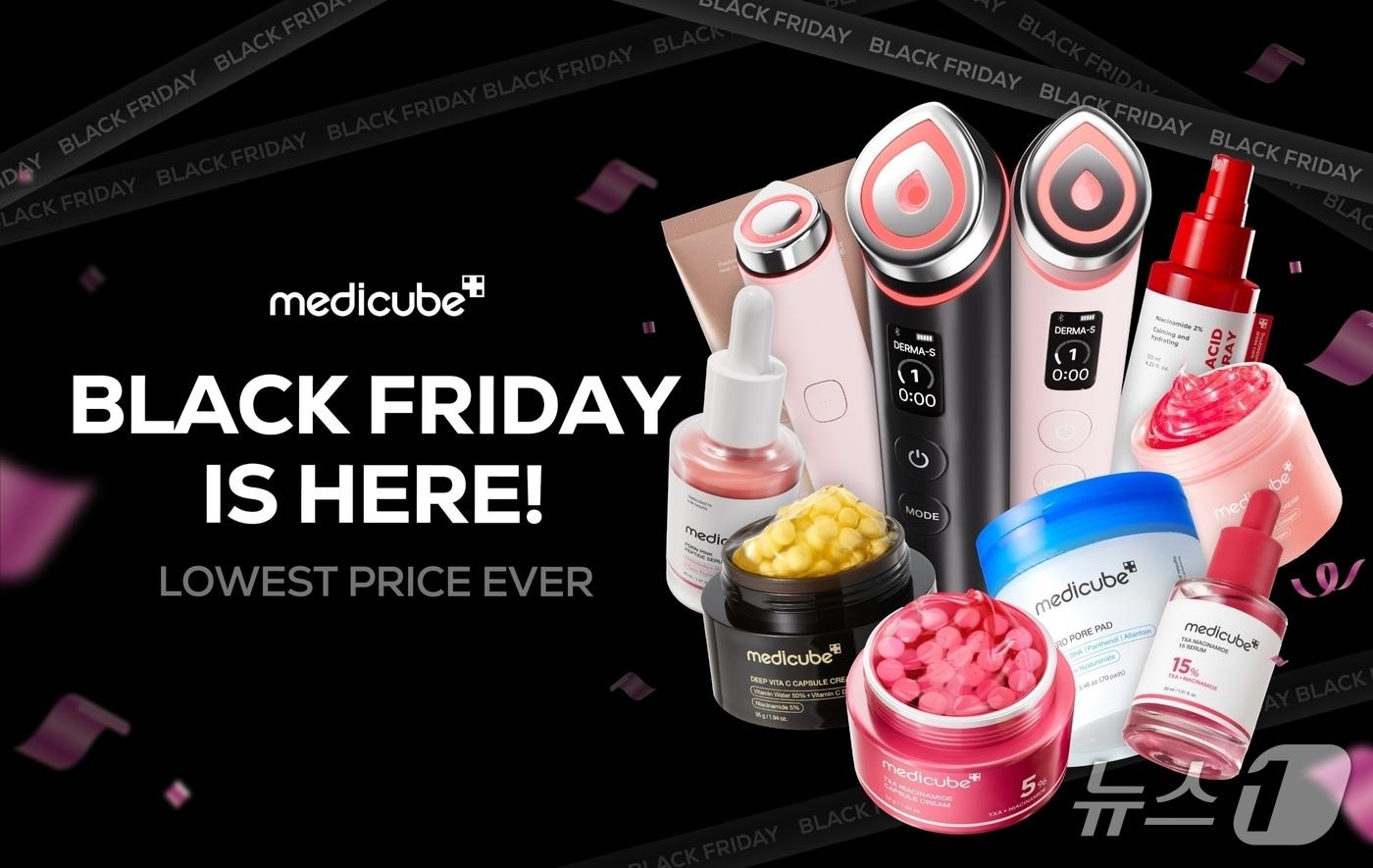 미국 메디큐브 블랙 프라이데이 프로모션 배너 이미지 &#40;에이피알 제공&#41;