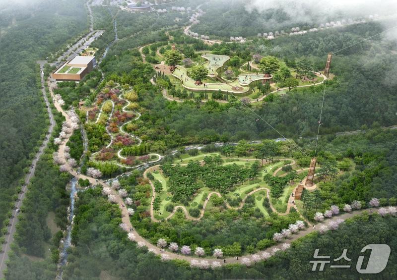 본문 이미지 -  가칭 중부권&#40;제천&#41; 국립산림치유원 조감도.&#40;제천시 제공. 재판매 및 DB금지&#41; /뉴스1   