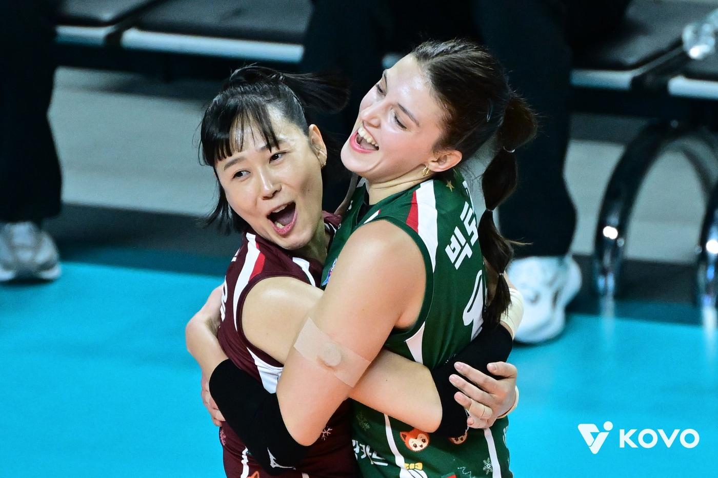  IBK가 4연승을 기록했다.&#40;KOVO제공&#41;