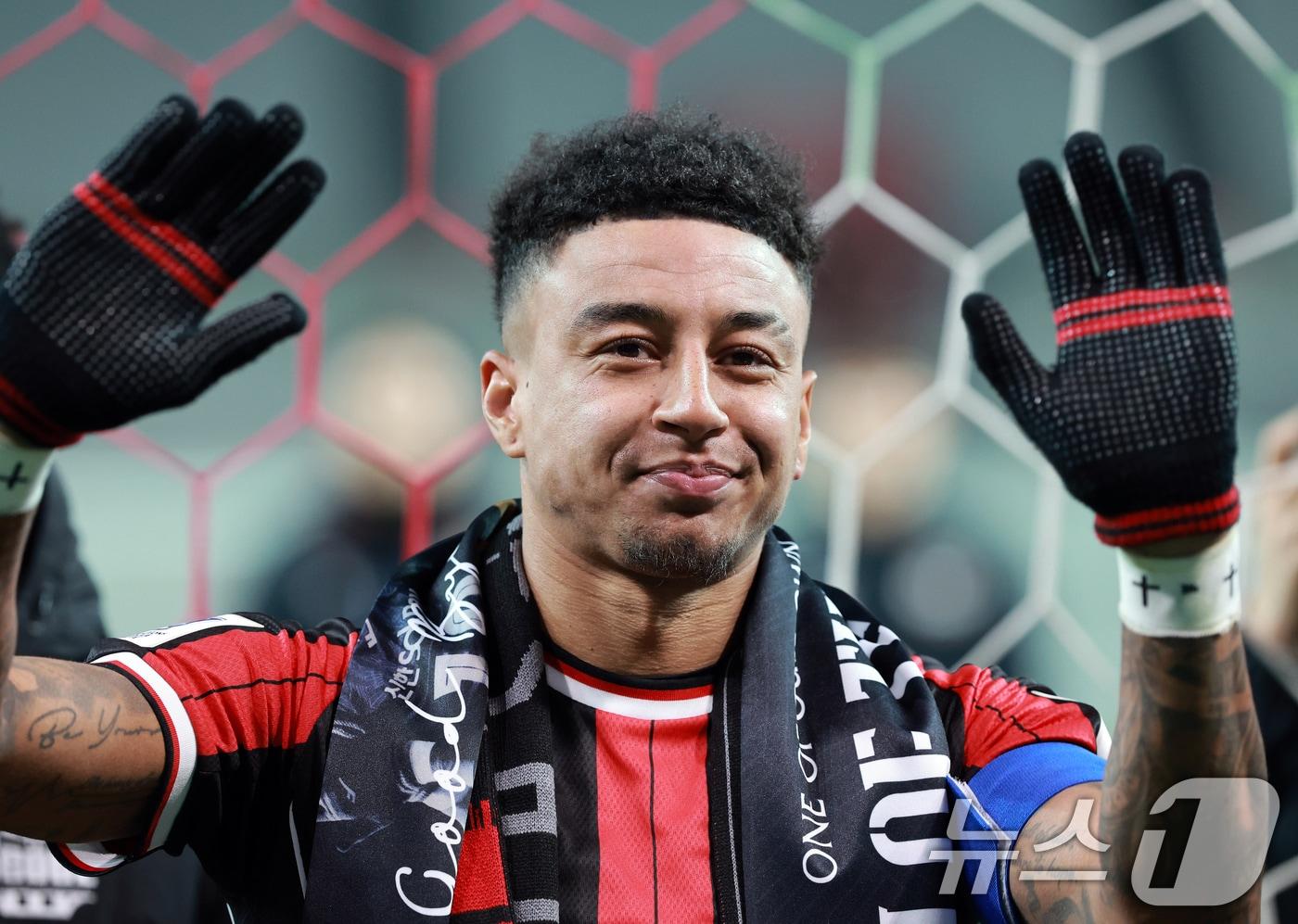 본문 이미지 - FC서울에서 2년 동안 활약했던 제시 린가드.  ⓒ 뉴스1 이호윤 기자